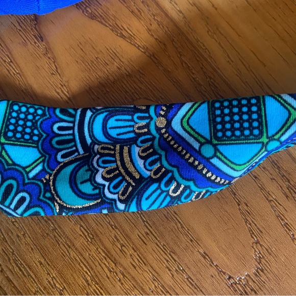 Xhilaration Blue beaded bikini top - Picture 4 of 8